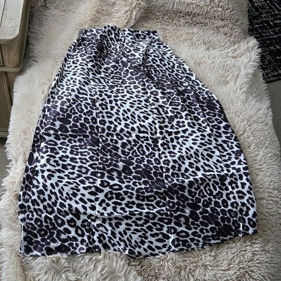 Leopard Print Satin Maxi #985 - Picture 2 of 11